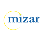 Logo "Mizar- Per la divulgazione scientifica" (Partner per la realizzazione del percorso dell amostra)